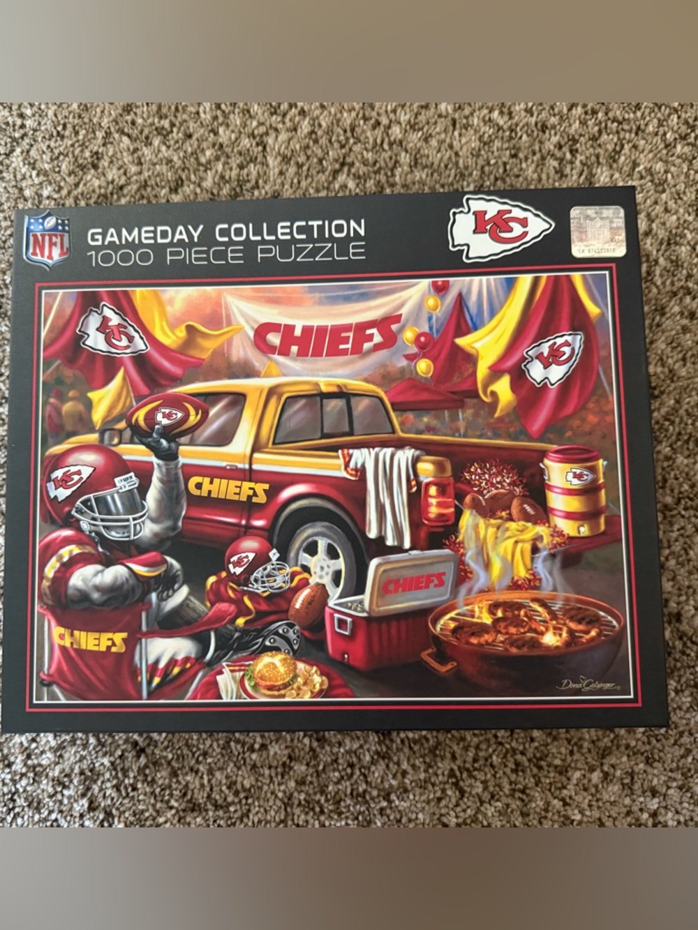 NFL Kansas City Chiefs 1000 Piece Puzzle Gameday Collection